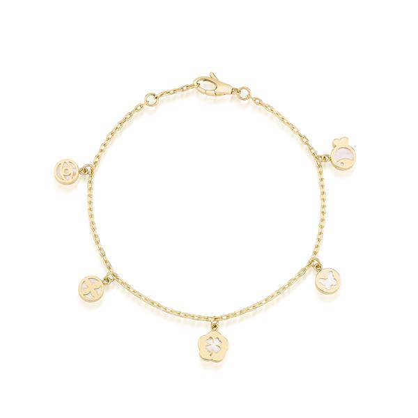 ALTIN TAŞLI TASARIM BİLEKLİK