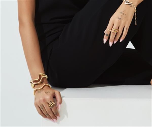 ALTIN TAŞLI TASARIM KELEPÇE