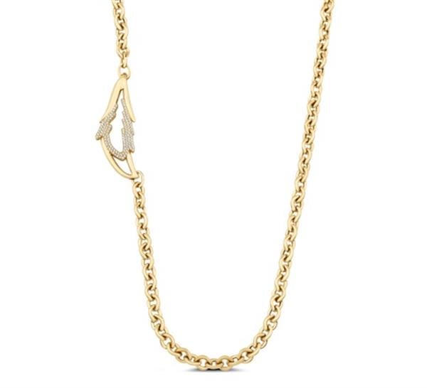 ALTIN TAŞLI TASARIM KOLYE