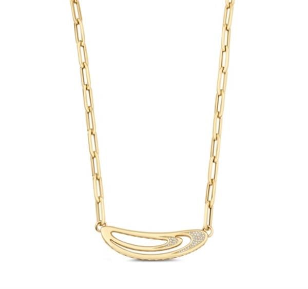 ALTIN TAŞLI TASARIM KOLYE