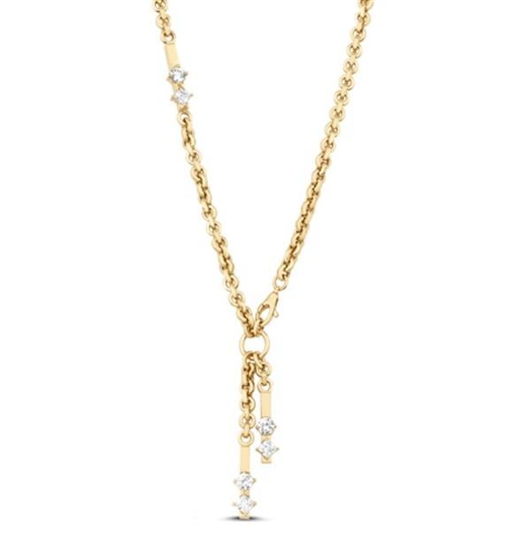 ALTIN TAŞLI TASARIM KOLYE