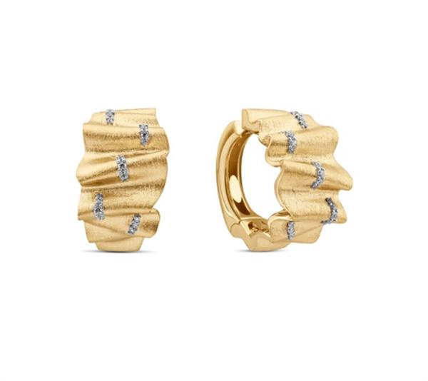 ALTIN TAŞLI TASARIM KÜPE