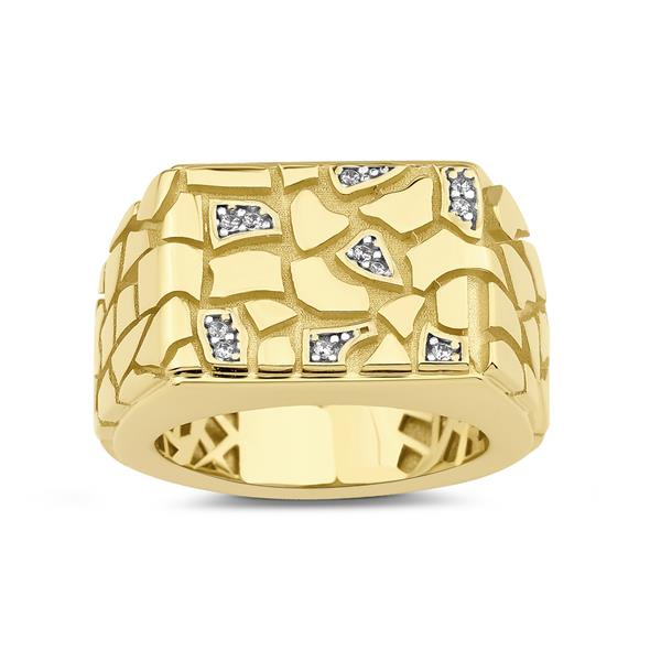 ALTIN TAŞLI TASARIM YÜZÜK