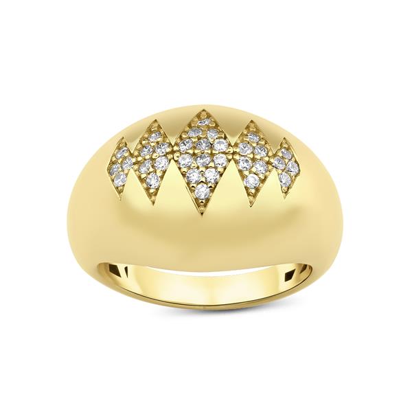 ALTIN TAŞLI TASARIM YÜZÜK