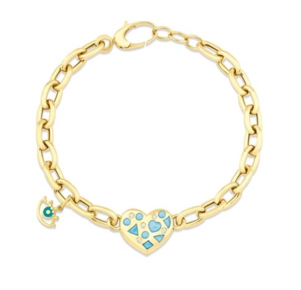 MİNELİ ALTIN TASARIM BİLEKLİK