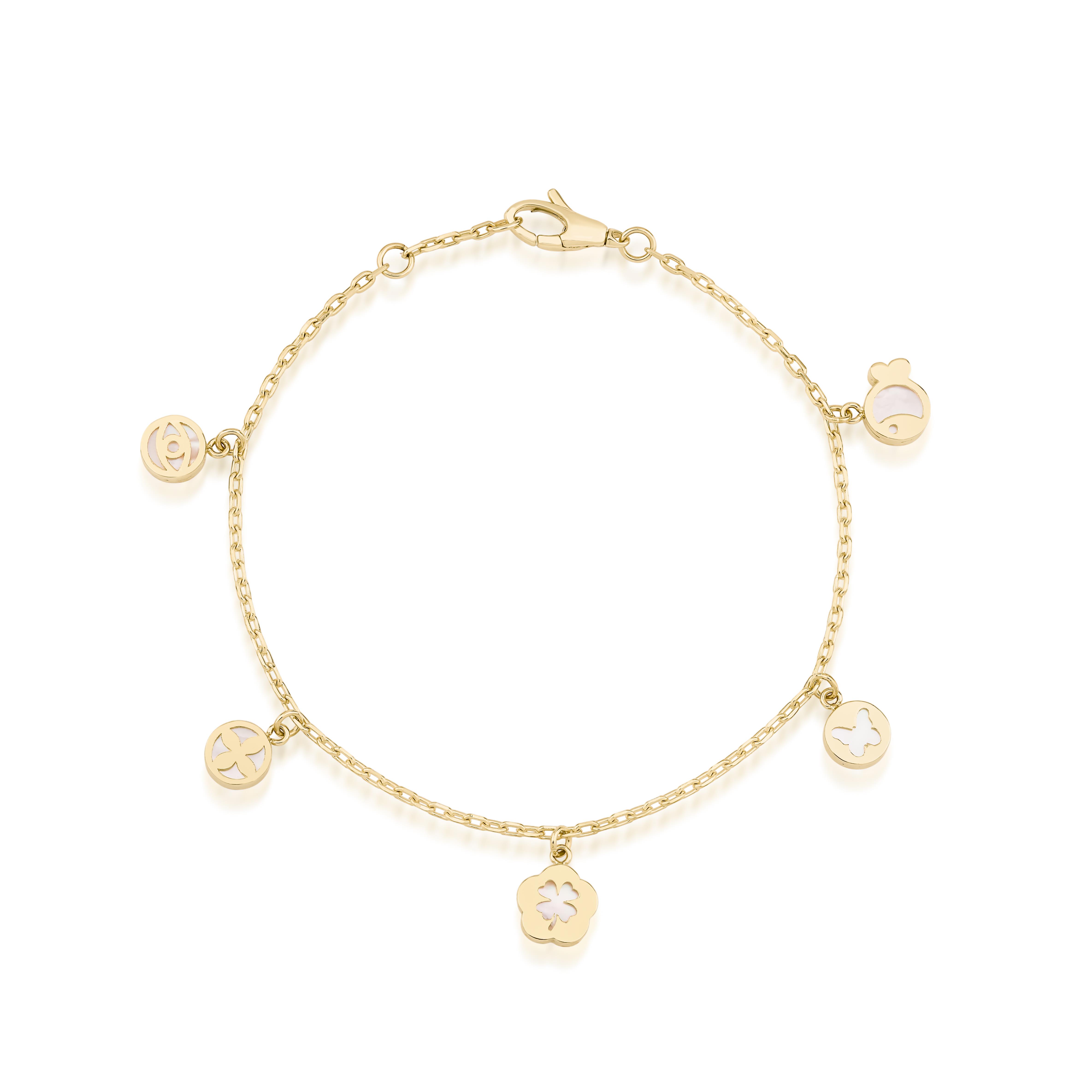 ALTIN TAŞLI TASARIM BİLEKLİK