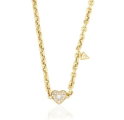 GXÖ KOLEKSİYONU KALPLİ ALTIN CHOKER KOLYE