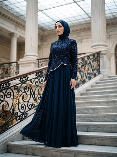 Ayça Abiye Lacivert
