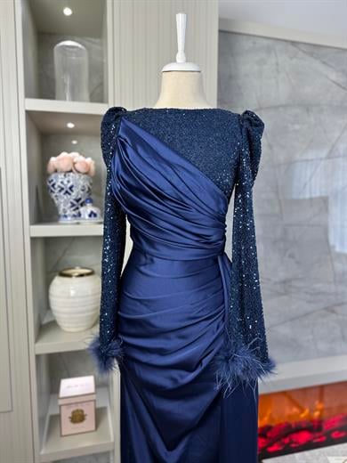 Berry Abiye Lacivert