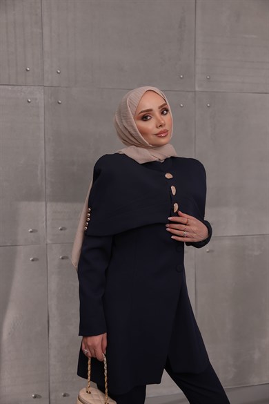 Bolerolu Ceket Pantolon Takım