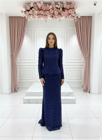 Çağla Abiye Lacivert