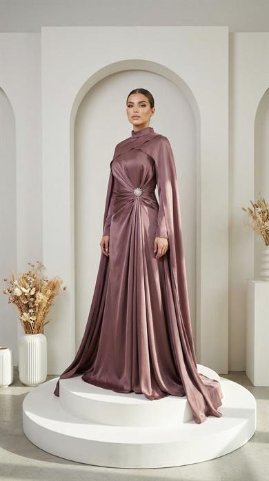 Celina Abiye Açık Kahve