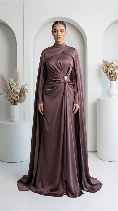 Celina Abiye Açık Kahve