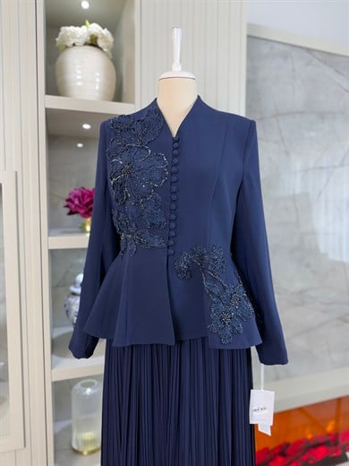 Ceylan Abiye Lacivert