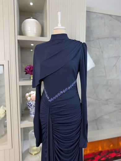 Damla Abiye Lacivert