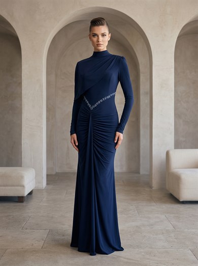 Damla Abiye Lacivert