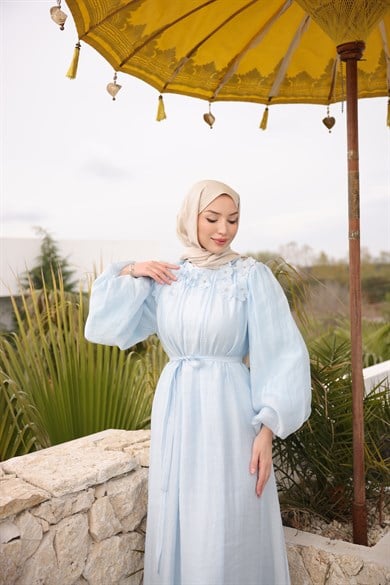 Damla Elbise Mavi