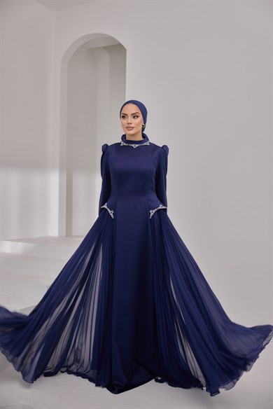 Defne Abiye Lacivert