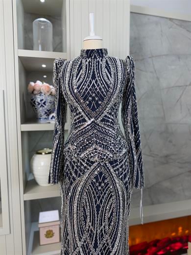 Della Abiye Lacivert 