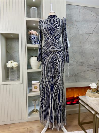 Della Abiye Lacivert 