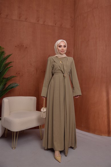 Duha Elbise Yağ Yeşili