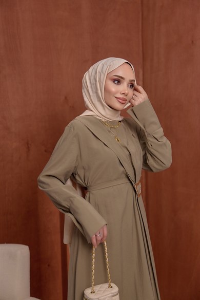 Duha Elbise Yağ Yeşili