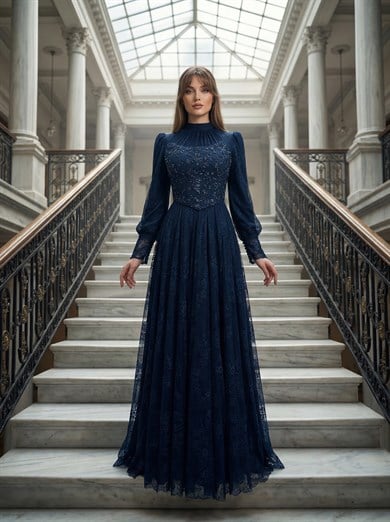 Elvan Abiye Lacivert