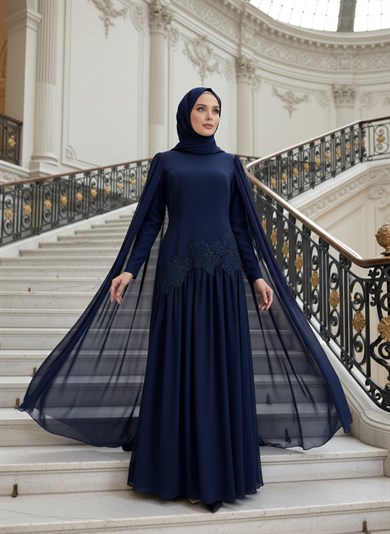 Feraye Abiye Lacivert