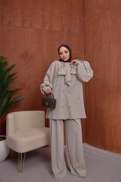 Fularlı Taşlı Takım Taş