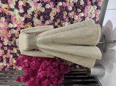 Haute Coture Dress Bej Midi