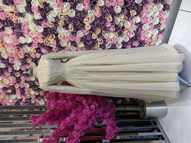 Haute Coture Dress Bej