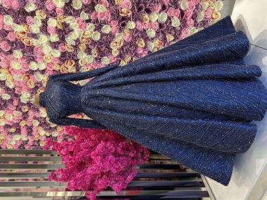 Haute Coture Dress Lacivert