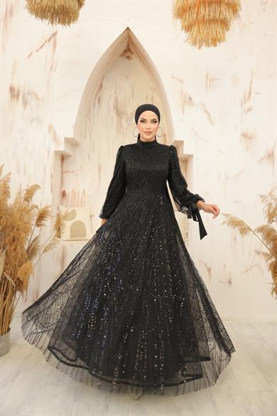 Haute Coture Dress Siyah
