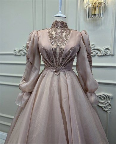 Haute Couture Abiye 42-46 beden arası uyumlu
