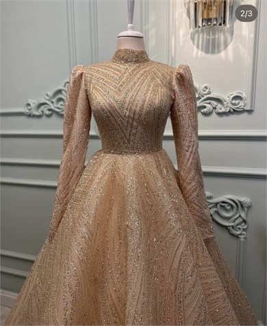 Haute Couture Abiye 42-46 beden arası uyumlu