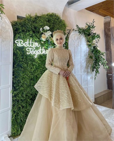 Haute Couture Abiye 42-46 beden arası uyumlu