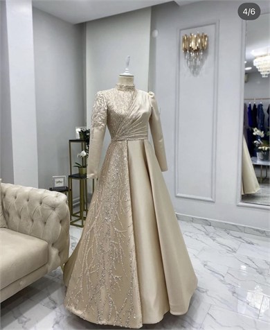 Haute Couture Abiye 42-46 beden arası uyumlu