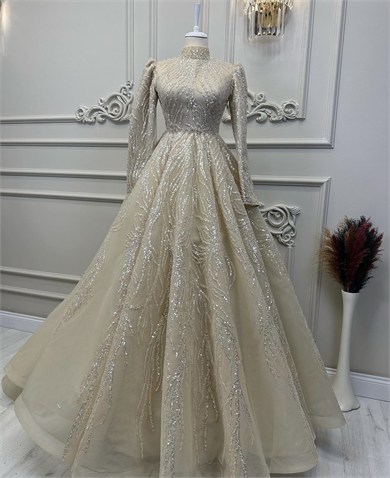 Haute Couture Abiye 42-46 beden arası uyumlu
