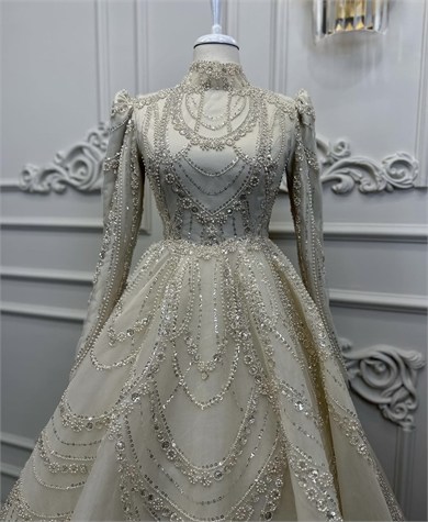 Haute Couture Abiye 42-46 beden arası uyumlu