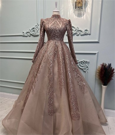 Haute Couture Abiye 42-46 beden arası uyumlu