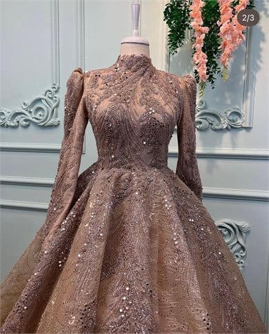 Haute Couture Abiye 42-46 beden arası uyumlu
