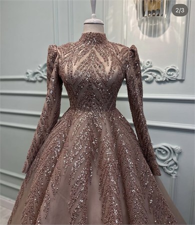 Haute Couture Abiye 42-46 beden arası uyumlu