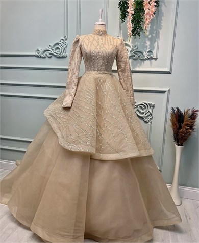 Haute Couture Abiye 42-46 beden arası uyumlu