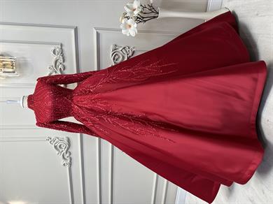 Haute Couture Dress Bordo
