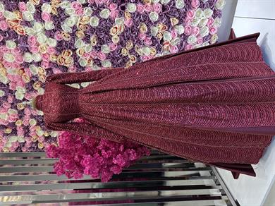 Haute Couture Dress Bordo