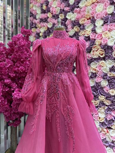 Haute Couture Dress Fuşya