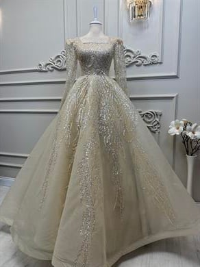 Haute Couture Dress Gold