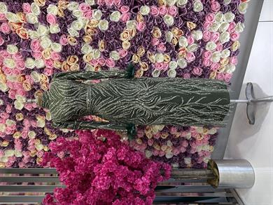 Haute Couture Kleid Khaki