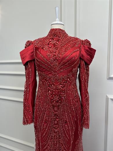 Haute Couture Dress Kırmızı