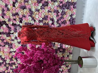Haute Couture Dress Kırmızı